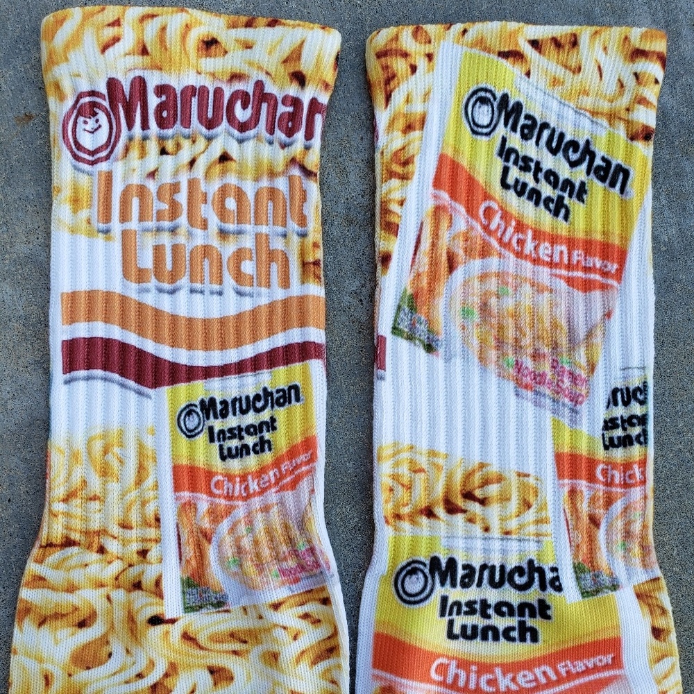 New Custom NOODLE Cup Socks